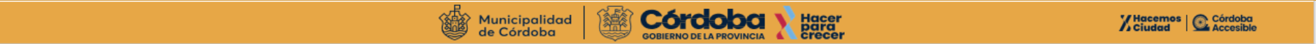 Municipalidad de Córdoba, Gobierno de la Provincia de Córdoba y Córdoba Accesible